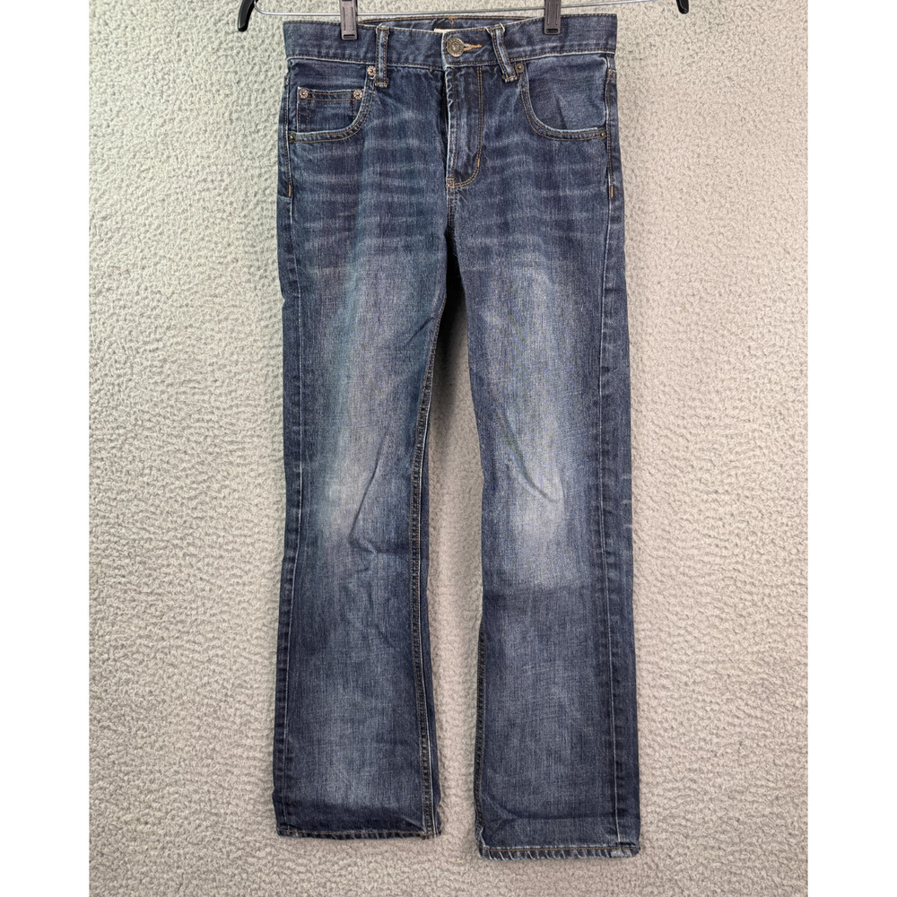 ZZ Gap Kids Bootcut Jeans Girls Size 14 Blue Denim 27x27